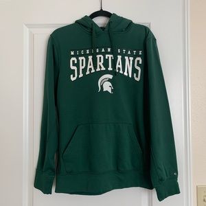 Mens Michigan State hoodie, size medium